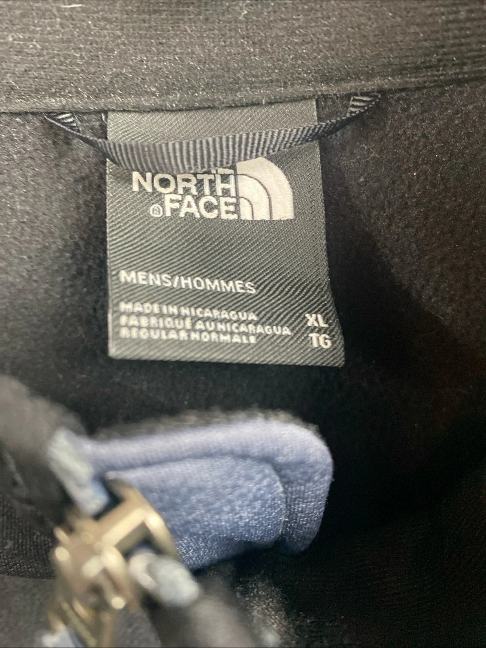 The North Face Men's Black Gray Full Zip Jacket XL Outdoor Casual Extra Large